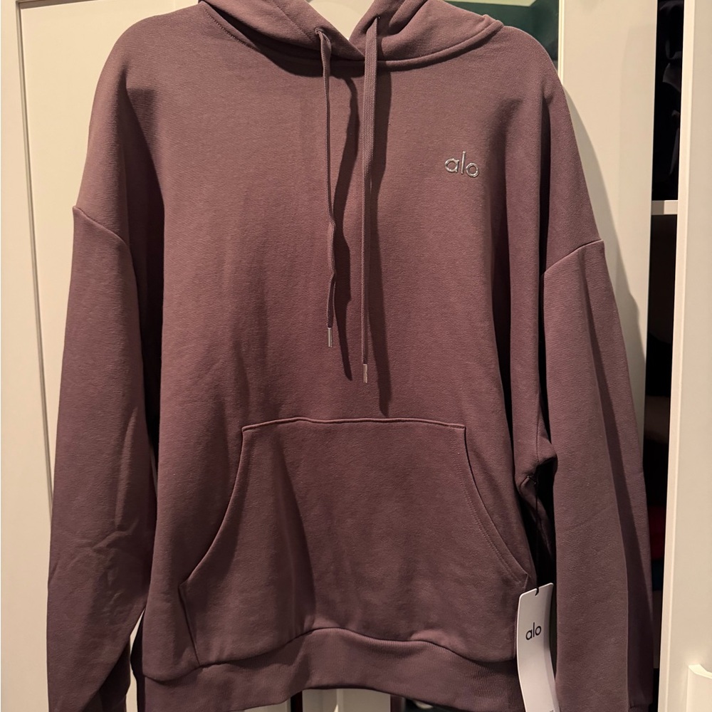 ALO NWT Raisinette Accolade Hoodie Large *discontinued color - Picture 2 of 4